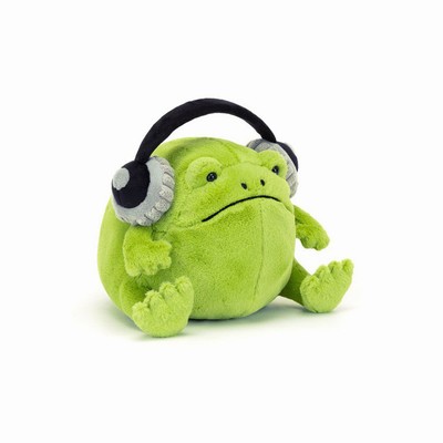 Jellycat Ricky Rain Frog Headphones USA | 64180YJTS